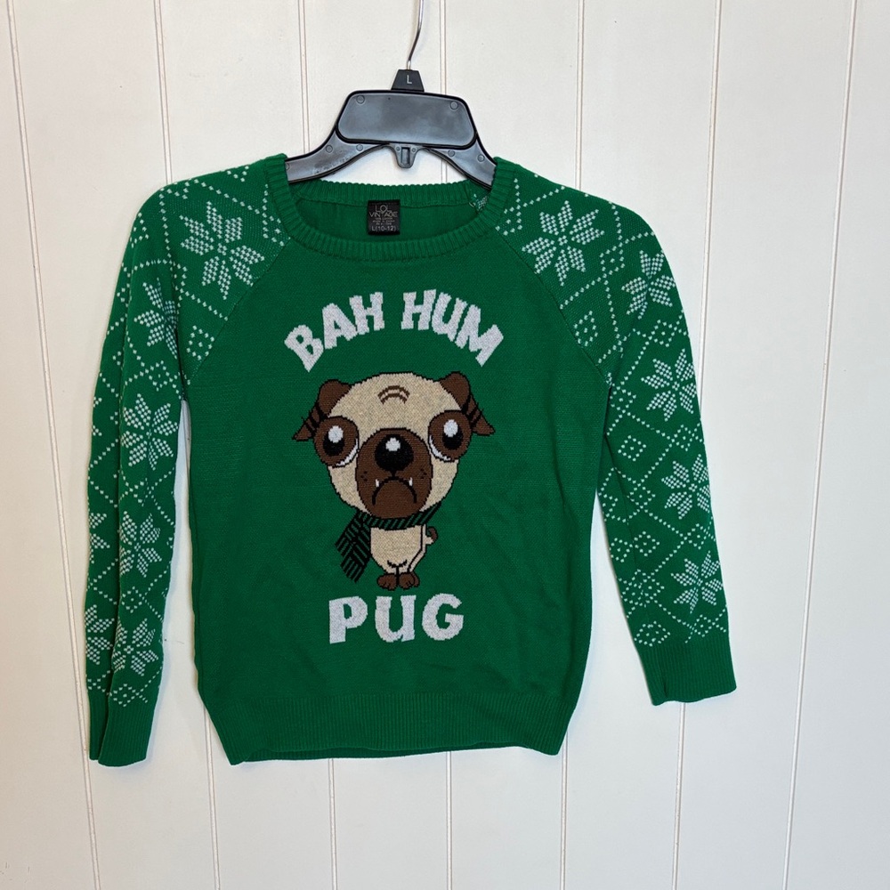 LOL VINTAGE CHRISTMAS SWEATER! Youth 10/12